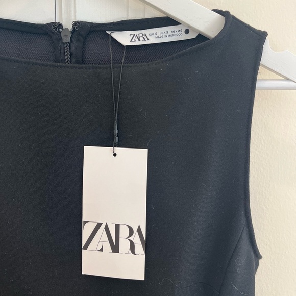 Zara black mini dress NWT - Picture 8 of 8